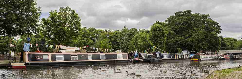 Canal Ministries Boats at the Newbury Mission 2017
